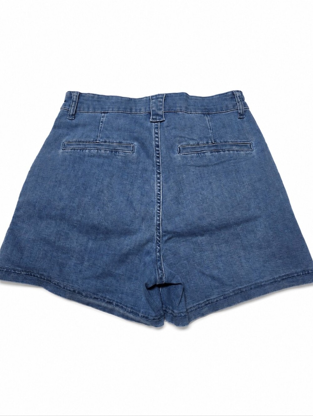 Denim Sailor Button Shorts Size 8 Blue NWOT - Picture 2 of 8